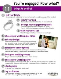 You're engaged, now what? 11 things to do FIRST!