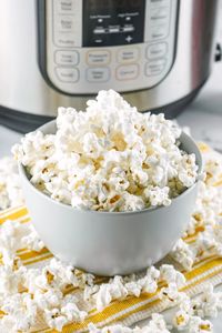 Learn how to make popcorn in an Instant Pot -- the best, easiest, fastest way to make buttery, fluffy popcorn. It’s perfect!