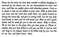 House Prayer from The Age of Wire and String