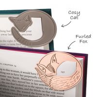 Curl up with a good book and a charming bookmark. The key features: made in brass, antique effect plated finishes, lovely simple etched detailing, clips onto your book, 5 sleepy designs available gift ideas, unique gifts, animals, cute gifts, cat lovers, dog lovers