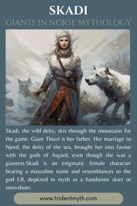 Skadi: Norse Giant and Goddess of Wildness - TRIDENT MYTH