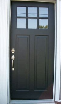 Image result for black front door