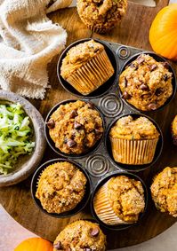 Pumpkin Zucchini Muffins