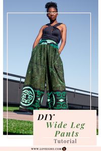 DIY Wide Leg Palazzo Pants Tutorial (PLUS FREE PATTERN) – Igho & Me