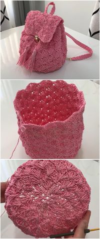 Crochet Beautiful Backpack