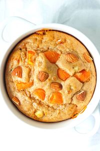 Apricot Almond Baked Oats - That Spicy Chick