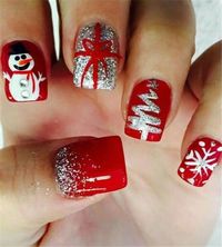 From candy-cane stripes to snowmen, unique winter motifs are a creative way to bling out your nails for the holidays. Try these wildly fun designs and add extra pizzazz to your outfit!