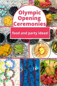 Simple ideas for a fun Olympic Opening Ceremonies party. Simple food to eat while watching the opening ceremonies. Get tons of food ideas for some fun food to eat during the Olympics this year.