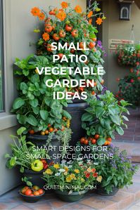 Find ways to create a compact yet productive vegetable garden on your small patio. Enjoy homegrown produce in limited space. #CompactGardening #PatioVeggies