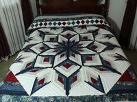 Quilt -- magnificent ably made Amish Quilts from Lancaster (hs8767)