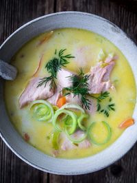 Creamy Salmon Soup (fiskesuppe med laks) - North Wild Kitchen