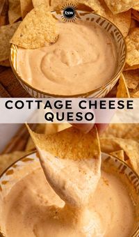 Cottage Cheese Queso Dip - The Schmidty Wife