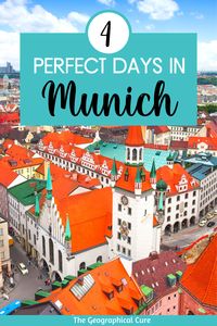 Planning a trip to Germany? Here's my 4 day itinerary for visiting Munich, with tips for visiting and two day trips. The capital of Bavaria, Munich is the perfect mix of a cosmopolitan modern city with a historic core. There's so much to do in the city of "art and beer." This itinerary takes you to all Munich's must see sites, historic landmarks, and world class museums. It tells you everything to see, do, and eat in Munich. Germany Itineraries | Munich Itineraries | Bavaria Itineraries