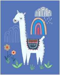 Llama Illustration-Sarah Grateley