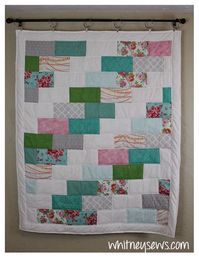 Bricks and Blocks Quilt How to - Whitney Sews