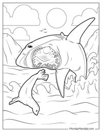 34 Shark Coloring Pages (Free PDF Printables)