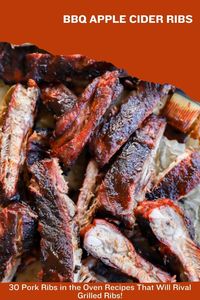 Achieve mouthwatering, fall-off-the-bone ribs without the need for a grill. Unlock the secret to tender, flavorful ribs cooked in apple cider. Save this pin now to elevate your next dinner party with a delectable twist on a classic dish.