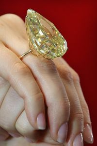 World’s largest fancy vivid yellow diamond tipped to fetch £10m at auction