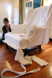 How to make slipcovers...