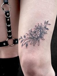 Small Chrysanthemum Tattoo