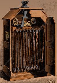 Thomas Edison, Kinetoscope, 1895 - Stock Image - C044/6428 - Science Photo Library