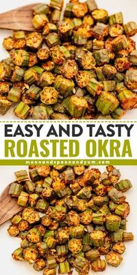 My simple and delicious roasted okra recipe turns the biggest okra skeptics into okra lovers! This tasty side dish is smoky and savory with a delightful texture.