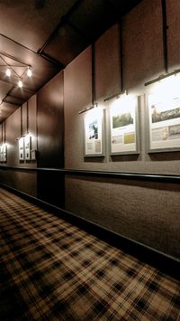 This Modern Irish hotel is set next to the Atlantic Ocean; the interior design combines modern with rustic traditional decor ideas.  While the architecture of the reception is rustic with details found in a country cottage or farmhouse. The natural seaside setting inspires the bedrooms and suites colors.    | #frames| #hallway| #corridor |