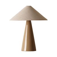 Introducing the Bonnie Table Lamp, designed to bring ambience to your space with its linen shade and captivating lighting. Crafted with a sturdy ceramic base...