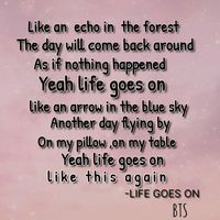 Bts life goes on lyrics Bts life goes on English lyrics