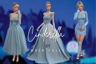 Cinderella is now FREE for download on Patreon! #thesims4 the sims 4 , sims , ts4 , ts4 cc , custom content , maxis match , alpha cc , disney , disney princess , cinderella , the sims resource , curse forge , the sims 4 download