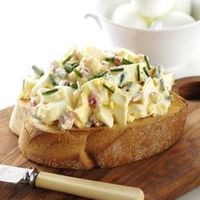 Collect this Russian Egg Salad recipe by Australian Eggs. MYFOODBOOK.COM.AU | MAKE FREE COOKBOOKS