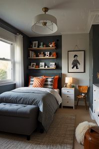 Small boys' rooms can be stylish and fun with these easy-to-apply bedroom design tips! Maximize every corner with practical storage, bold themes, and smart furniture choices. Create a bedroom that reflects your little one’s personality while keeping things functional. #SmallRoomDesign #BoysBedroomInspiration #KidsBedroomMakeover #FunRoomIdeas