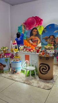 Decoração Moana 4 aninhos 🌸