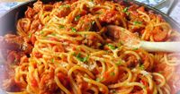 Spaghetti with Quick Bolognese Sauce