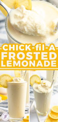 Chick-fil-A Frosted Lemonade Recipe {Copycat} - Belly Full