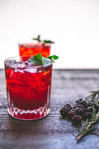 Blackberry Rosemary Bourbon Cocktail — insolence + wine