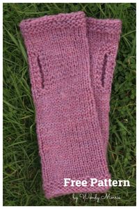 Hand Warmers Free Knitting Pattern