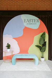 Church Easter Photo Backdrop