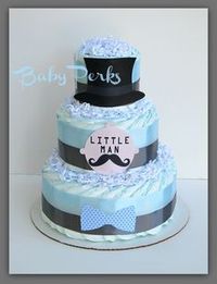 Lil Gentleman's 3 Tier Diaper Cake