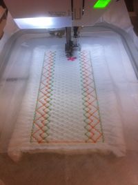 How to use a smocking in the hoop design