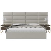 Latitude Run® Upholstered Panel Headboard | Wayfair