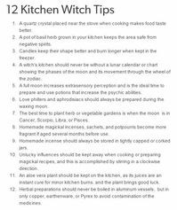 12 Kitchen Witch Tips – Witches Of The Craft®