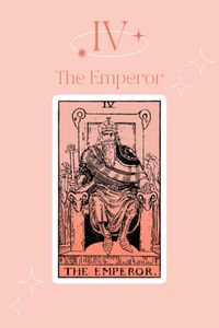 The Emperor tarot card represents stability, mental strength, and efficiency. It often signifies that the concentration of will power is needed to achieve your goals in the upright position.