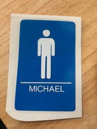 Michael in the Bathroom Be More Chill decal | Etsy