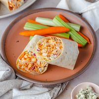 Buffalo Chicken Folded Wrap - Free Style in KItchen