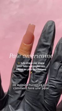 Provient de TikTok @harmonia.fr Comment bien poser ses ongles avec la méthode américaine pour des soins beauté des mains