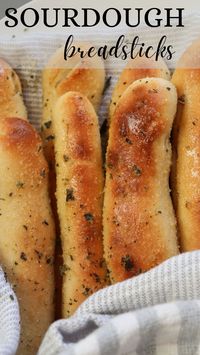 Easy Sourdough Breadsticks - Sarah Jean Melito Blog