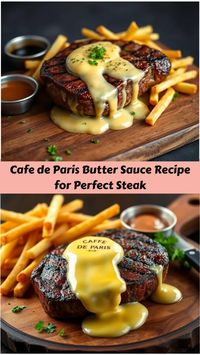 Café de Paris butter is a flavorful blend of herbs, anchovies, and spices that melts over steak, creating a rich, indulgent experience. Enjoy it with fries!  Cafe de paris butter sauce ingredients, Café de Paris sauce recipe Jamie Oliver, Original Café de Paris butter recipe easy, Cafe de Paris butter recipe bbc, Café de Paris sauce ingredients, Cafe de Paris butter ingredients, Café de Paris butter great british chefs, Entrecôte Café de Paris sauce recipe, Original Café de Paris butter recipe,