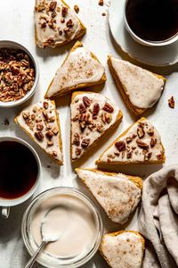 Move over Starbucks pumpkin scones! I’m excited to bring you the best pumpkin spice scones you’ll ever taste, and they also happen to be gluten-free. This gluten-free pumpkin scones recipe was born out of my love of classic pumpkin scones, but I needed to keep them gluten-free due to allergies and intolerances in my home.