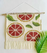 Crochet Pattern The Through The Grapefruit Trees Wall | Etsy